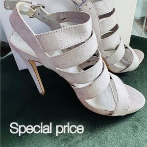 Furan21 Grey suede 5-inch High Heel Shoes 👠👌